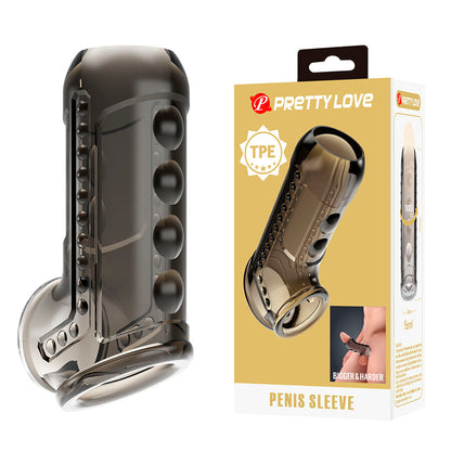Manchon pénis texturé – Pretty Love