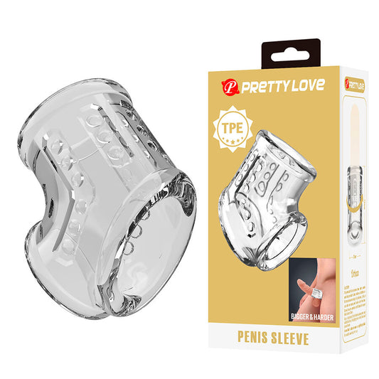 Gaine pénienne courte et transparente – Pretty Love