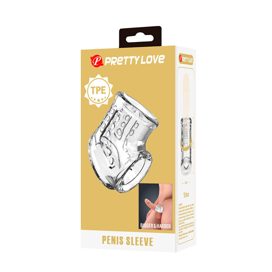 Gaine pénienne courte et transparente – Pretty Love
