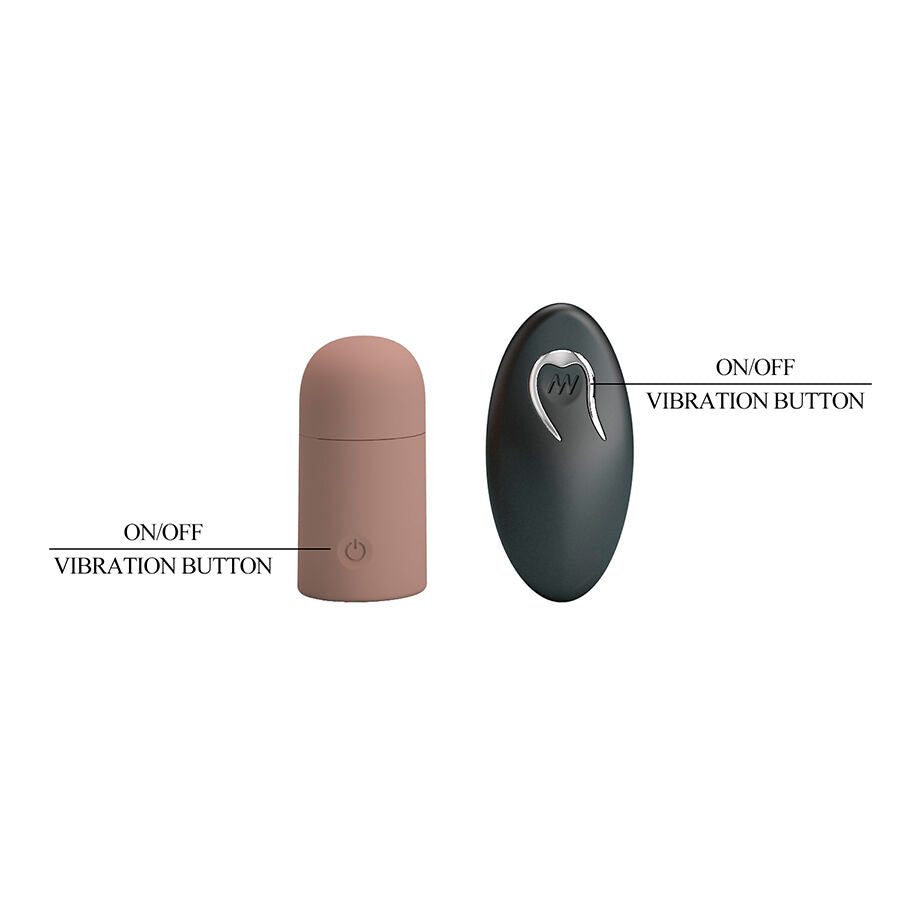 Manchon pénis texturé avec vibration et télécommande – Pretty Love