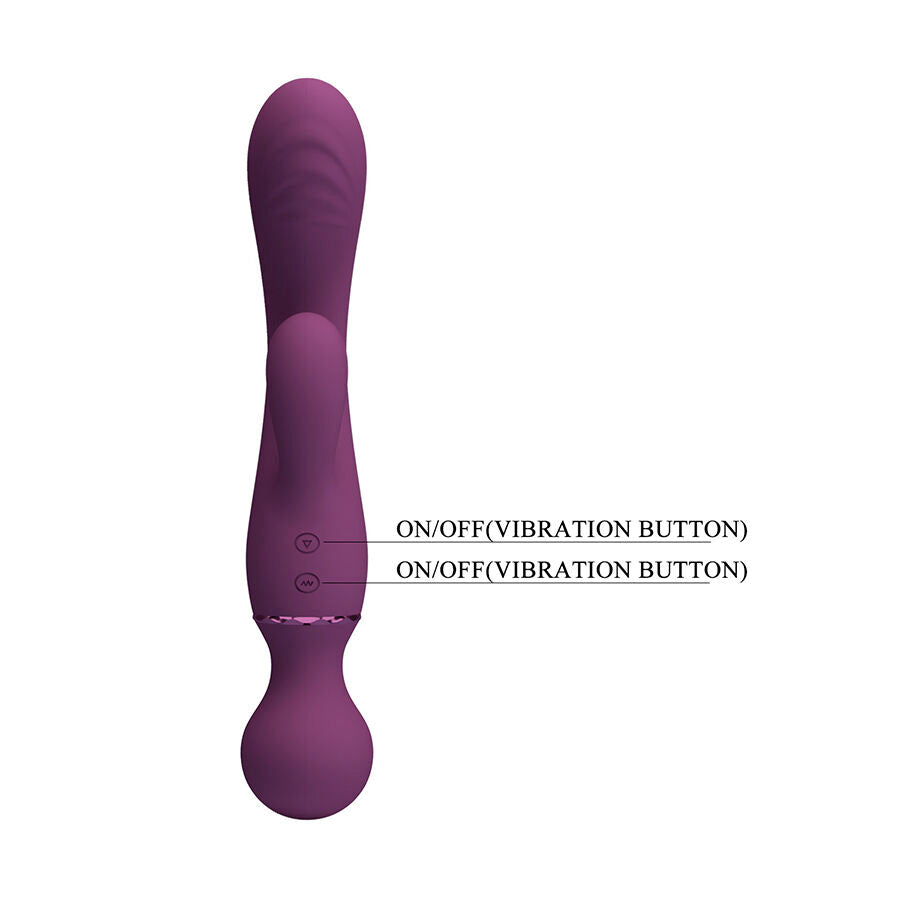 Vibrateur point g violet polyvalent – Pretty Love