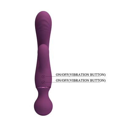 Vibrateur point g violet polyvalent – Pretty Love