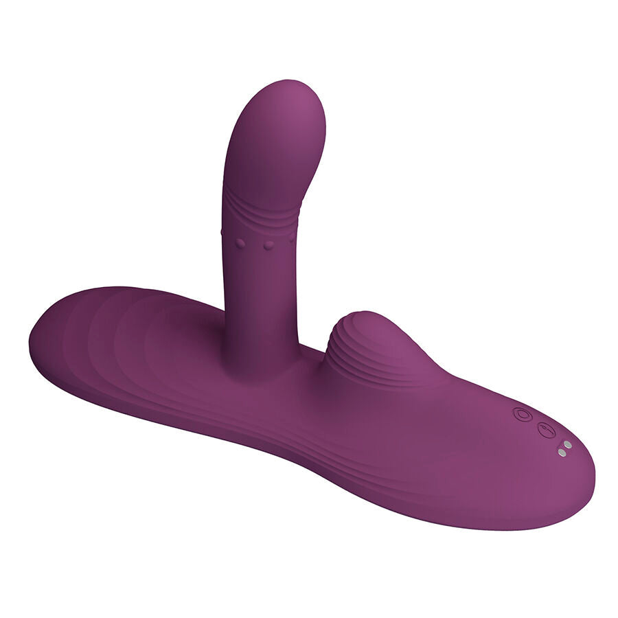 Luka vibrateur à position assise avec effet chauffant et télécommande – Pretty Love