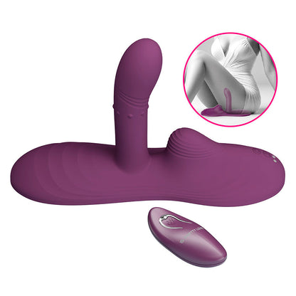 Luka vibrateur à position assise avec effet chauffant et télécommande – Pretty Love