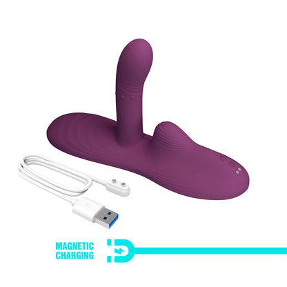 Luka vibrateur à position assise avec effet chauffant et télécommande – Pretty Love