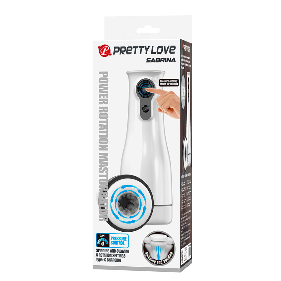 Sabrina masturbateur masculin rotatif et à bascule – Pretty Love