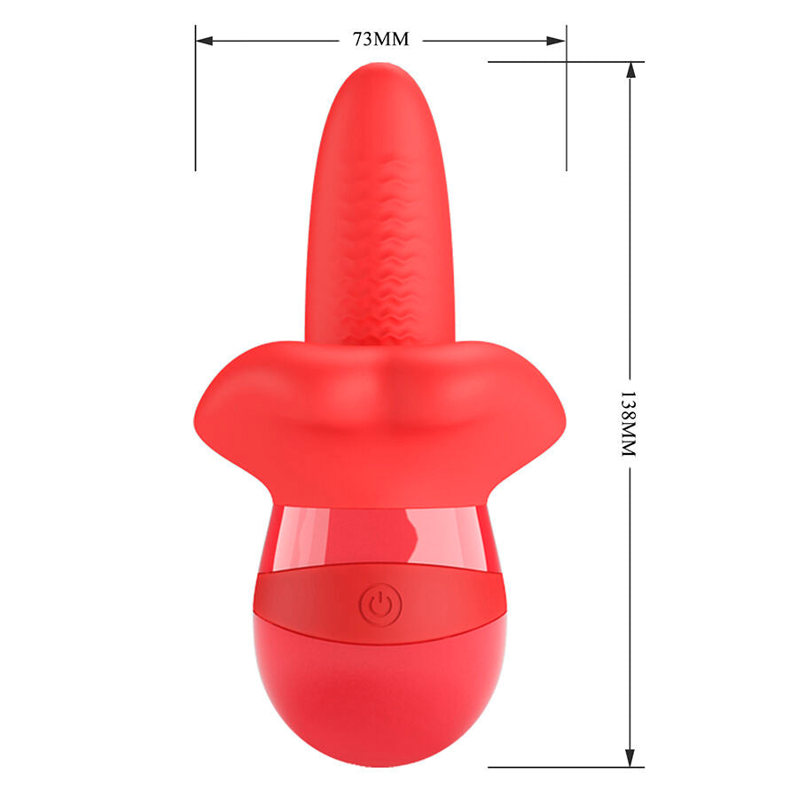 Obelia vibrateur à langue avec mouvement orbital – Pretty Love