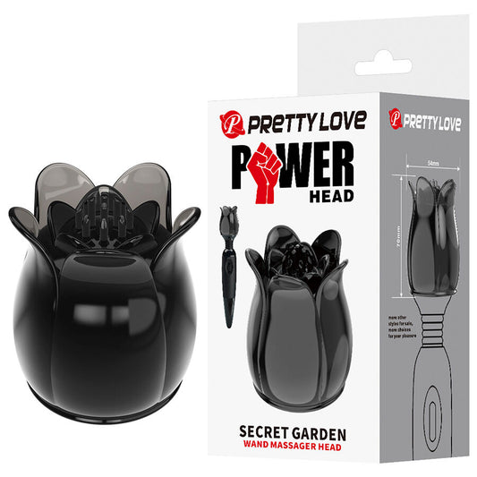 Secret garden tête de massage noir – Pretty Love