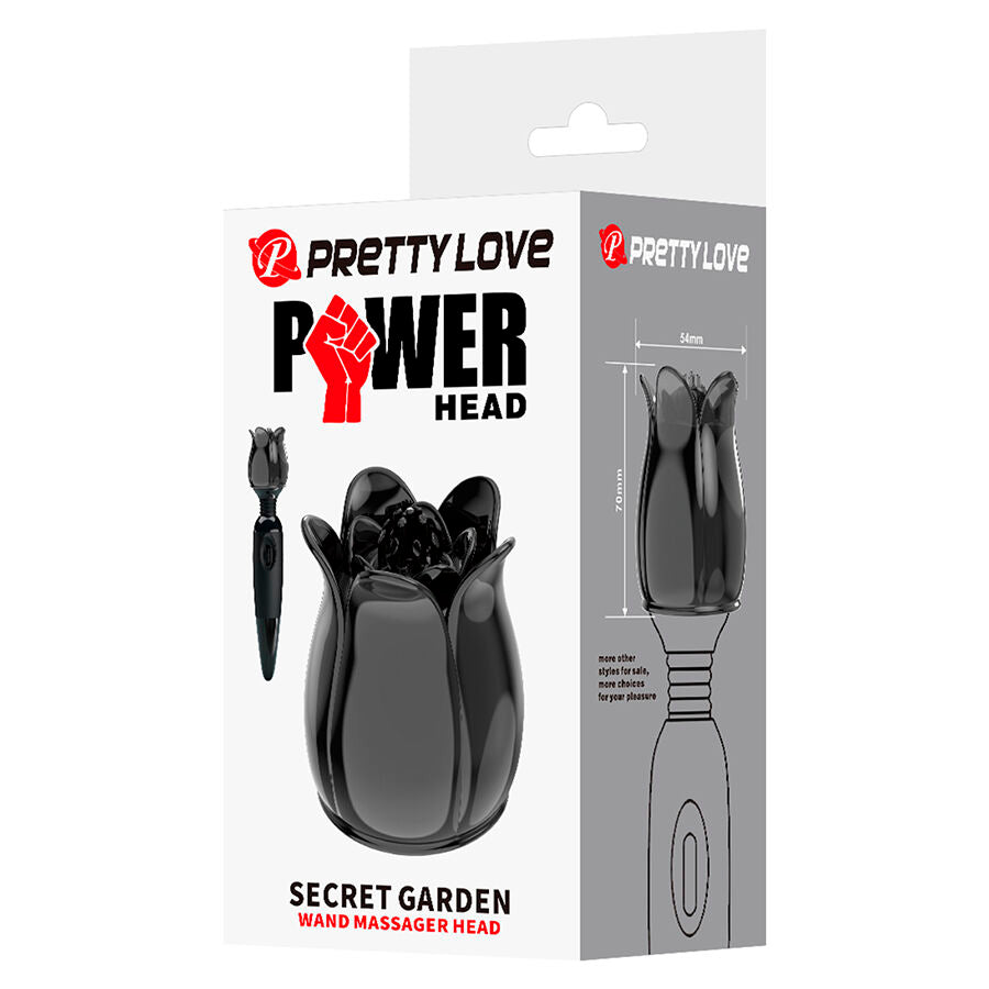 Secret garden tête de massage noir – Pretty Love