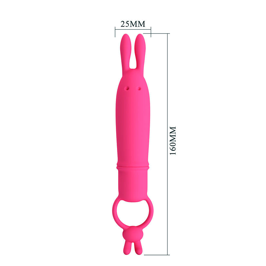 Delia vibrateur rabbit avec anneau de résistance – Pretty Love