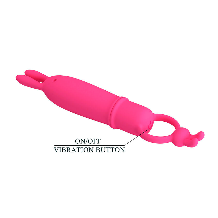 Delia vibrateur rabbit avec anneau de résistance – Pretty Love
