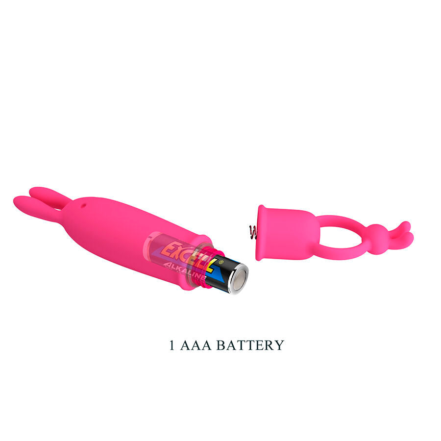 Delia vibrateur rabbit avec anneau de résistance – Pretty Love