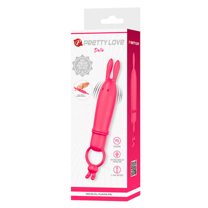 Delia vibrateur rabbit avec anneau de résistance – Pretty Love