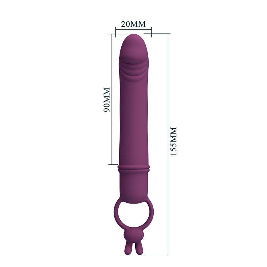Cora vibrateur en forme de pénis avec anneau de résistance – Pretty Love