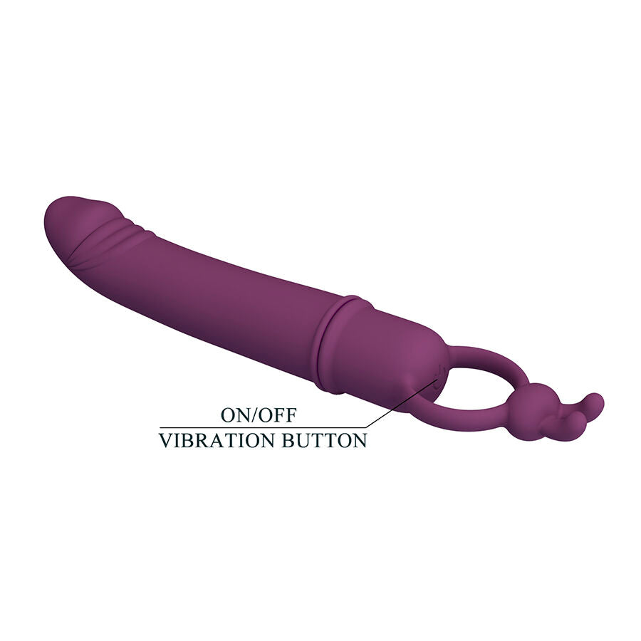 Cora vibrateur en forme de pénis avec anneau de résistance – Pretty Love