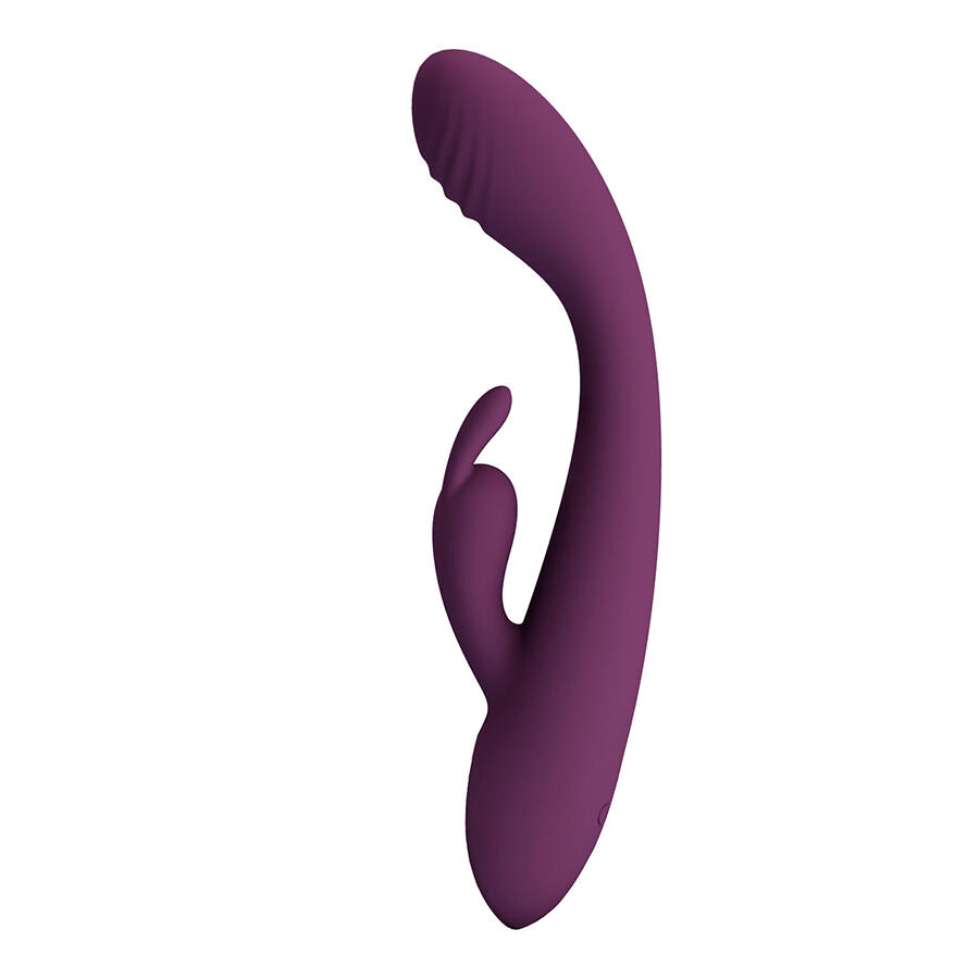 Emma vibrateur violet rabbit avec stimulateur – Pretty Love