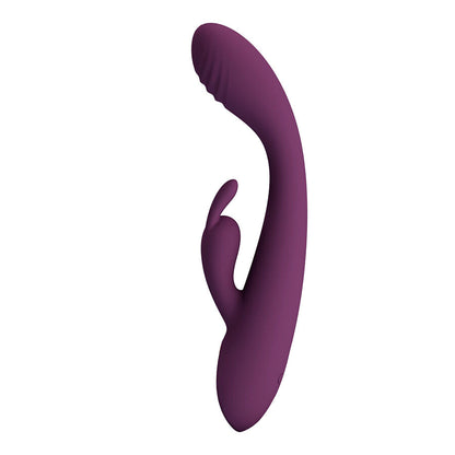 Emma vibrateur violet rabbit avec stimulateur – Pretty Love