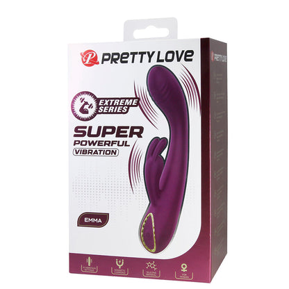Emma vibrateur violet rabbit avec stimulateur – Pretty Love