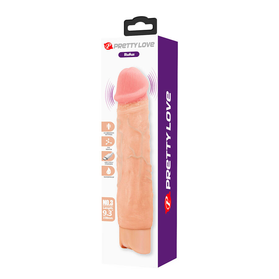 Rufus vibrateur flexible et réaliste rufus – Pretty Love