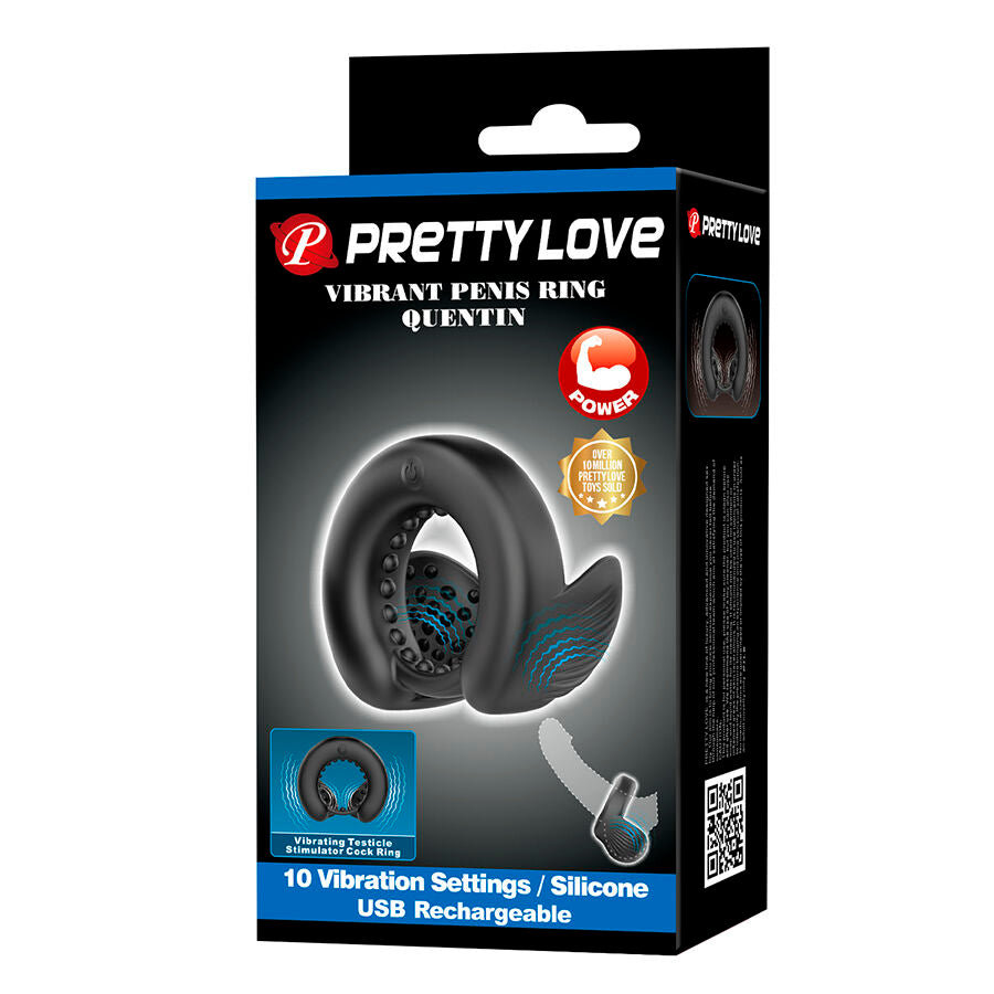 Quentin anneau pénis avec stimulateur testiculaire – Pretty Love
