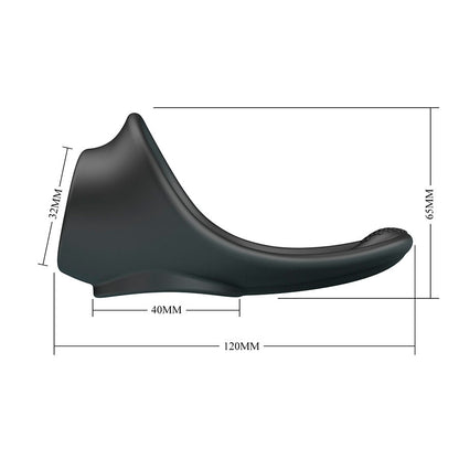 Zadok anneau ergonomique avec stimulateur périnéal – Crazy Bull