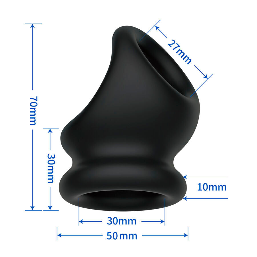 Oberon anneau de soutien pénis et testicules – Crazy Bull