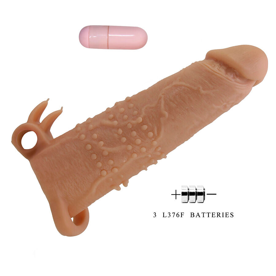 Stimulateur clitoridien quillon manchon pénis avec stimulateur clitorial et vibration –