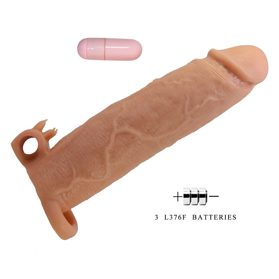 Stimulateur clitoridien xerxes manchon pénis avec stimulateur clitorial et vibration –