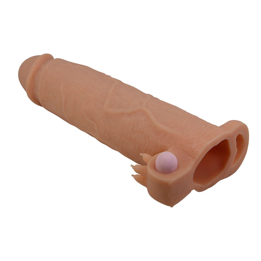 Stimulateur clitoridien xerxes manchon pénis avec stimulateur clitorial et vibration –