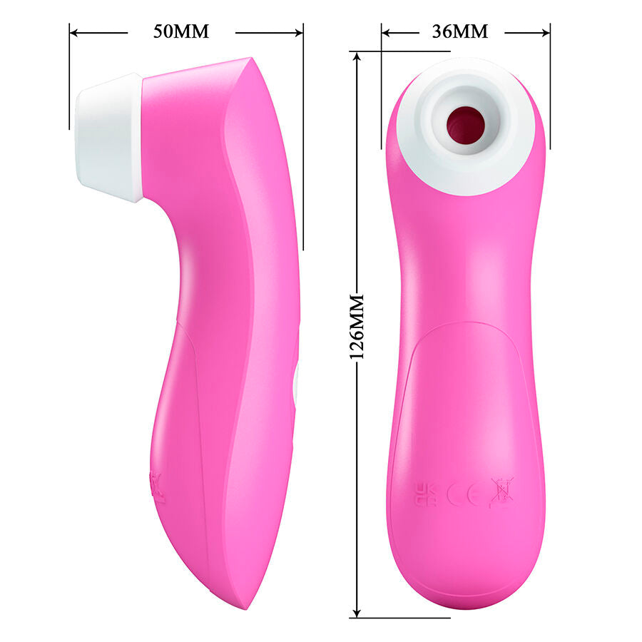 Stimulateur clitoridien appareil de succion clitoriale avec technologie de pulsation rose –