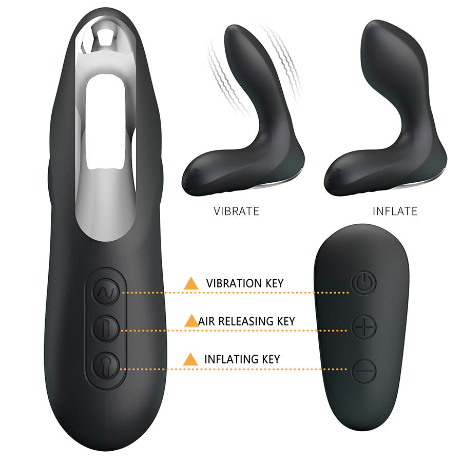 Masseur de prostate avec télécommande à vibrations – Mr Play
