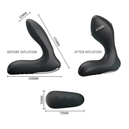 Masseur de prostate avec télécommande à vibrations – Mr Play