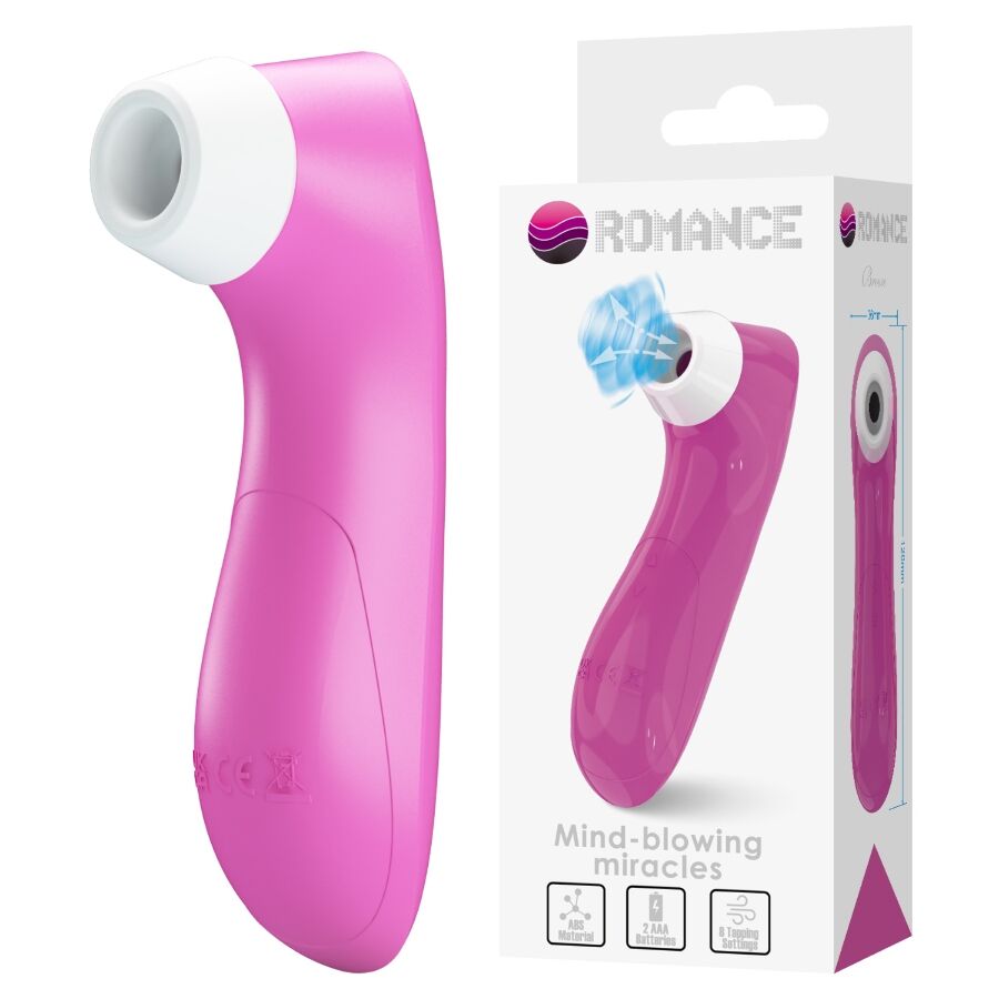 Stimulateur clitoridien appareil de succion clitoriale avec technologie de pulsation rose –