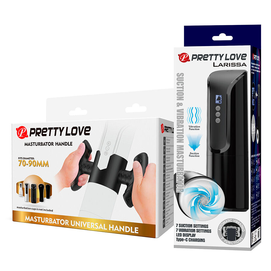Larissa masturbateur à succion avec vibration + support – Pretty Love