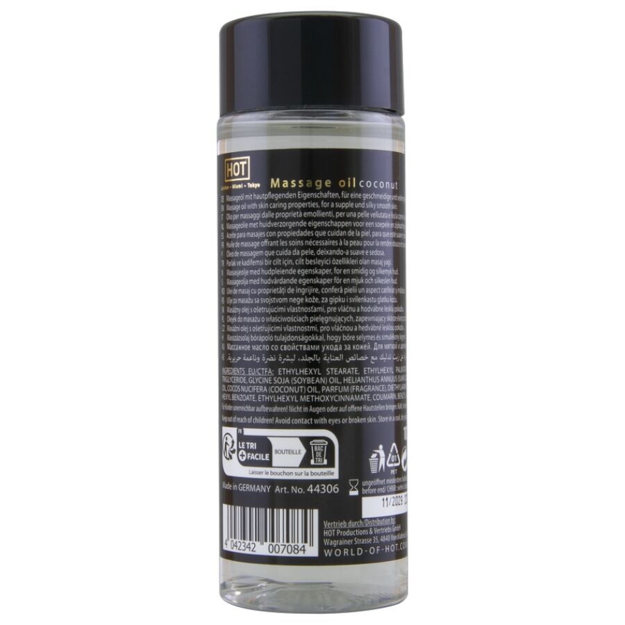 Huile de massage à la noix de coco 100 ml – HOT