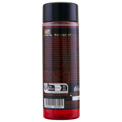 Huile de massage chauffante 100 ml – HOT