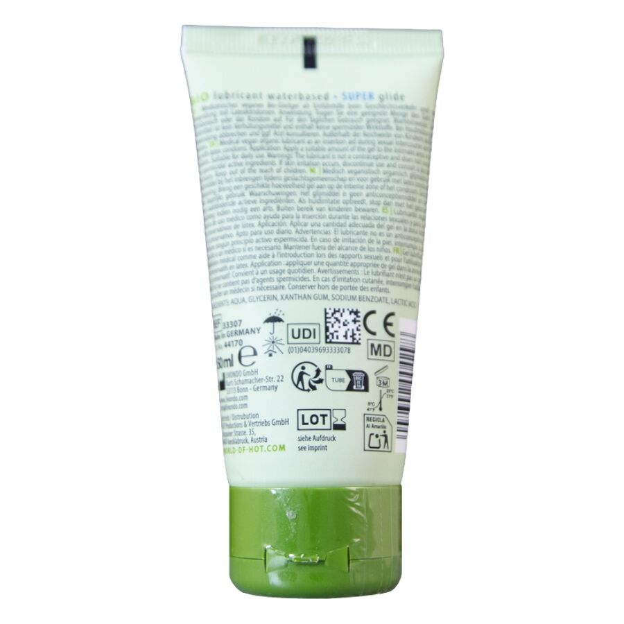 Lubrifiant bio à base d'eau 50 ml – HOT