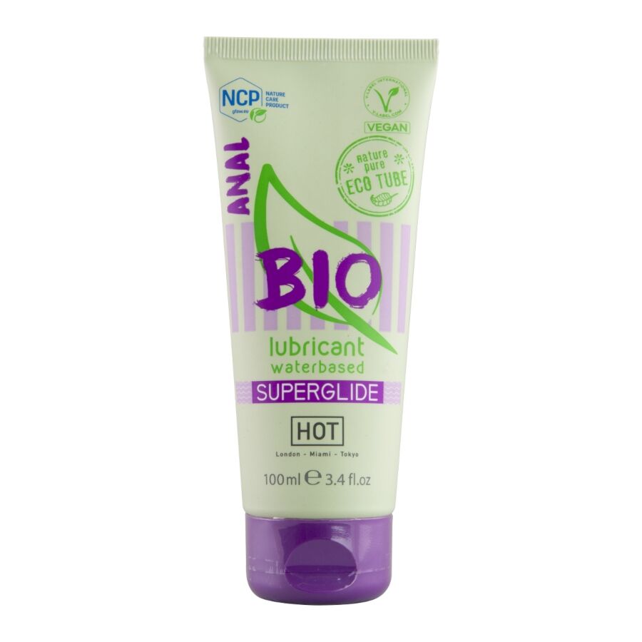 Lubrifiant bio à base d'eau anal 100 ml – HOT