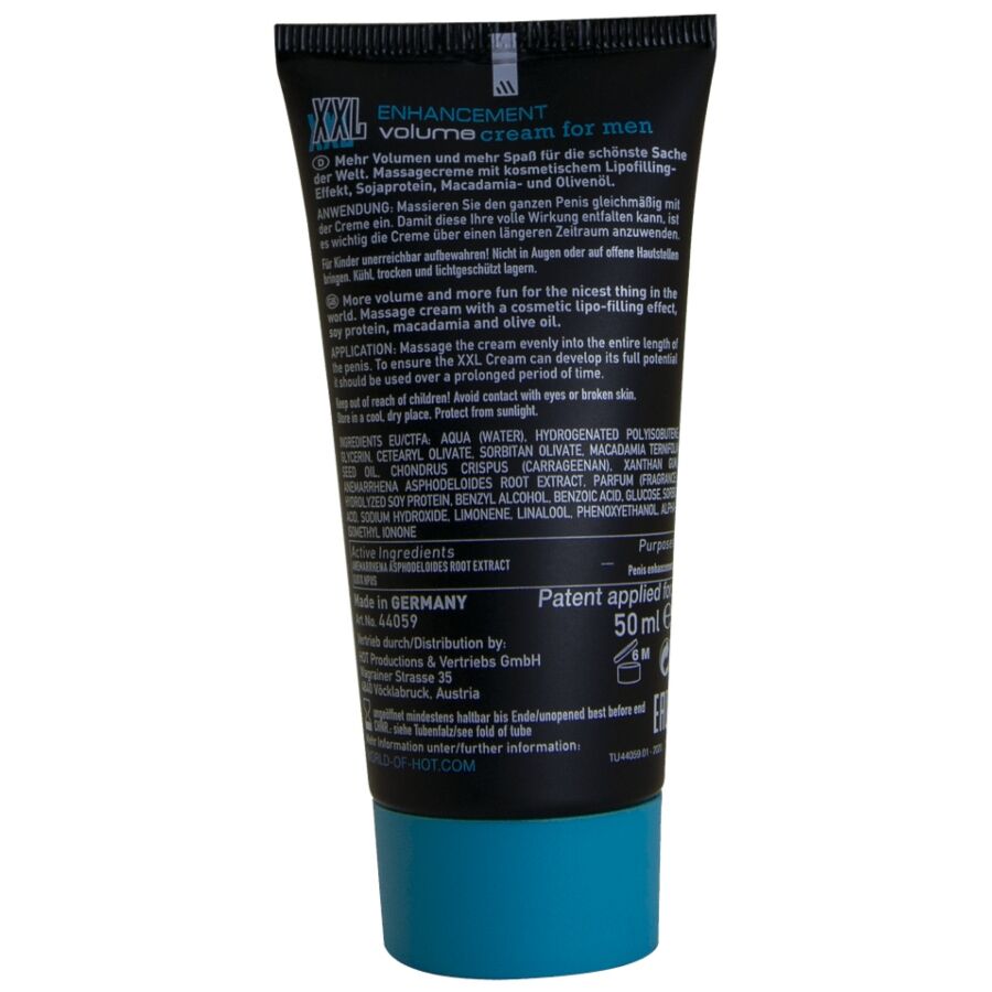 Crème stimulante XXL pour hommes 50 ml – HOT