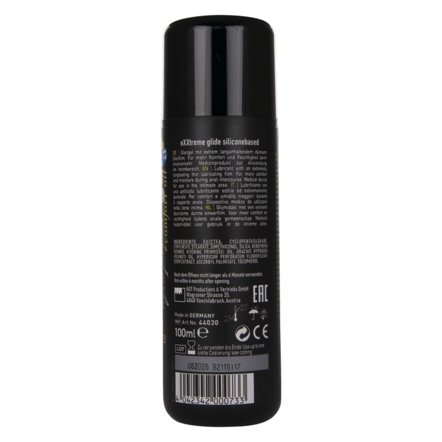 Exxtreme glide lubrifiant à base de silicone + huile de confort a+ 100 ml – HOT