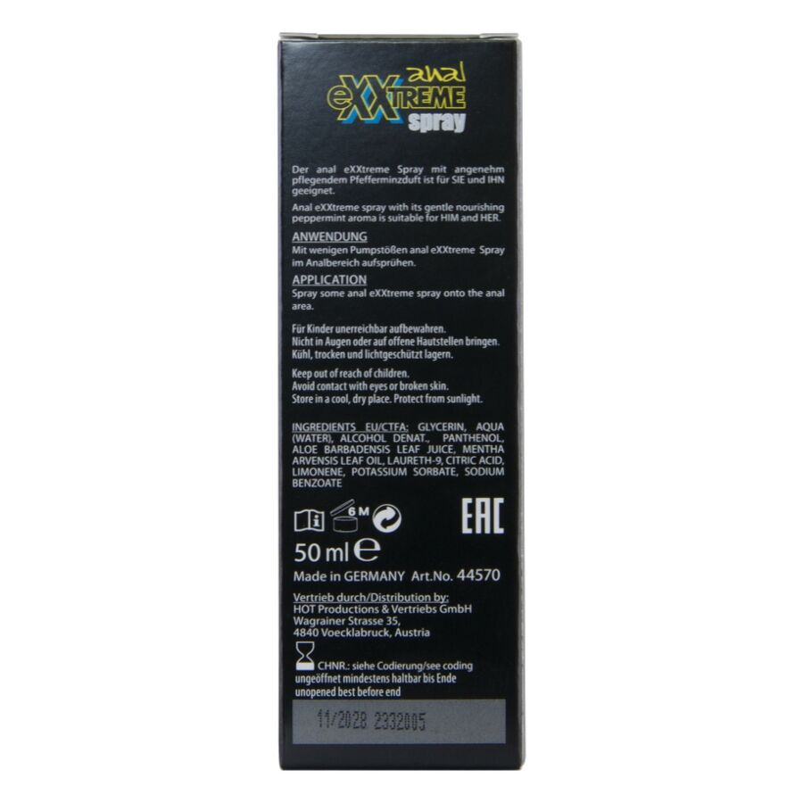 Spray anal extrême 50 ml – HOT