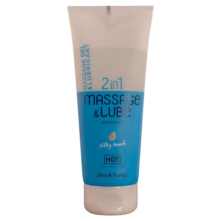 Gel de massage et de glisse 2 en 1 texture soyeuse 200 ml – HOT
