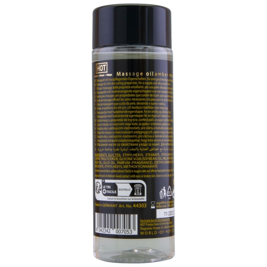 Huile de massage ambre et musc 100 ml – HOT