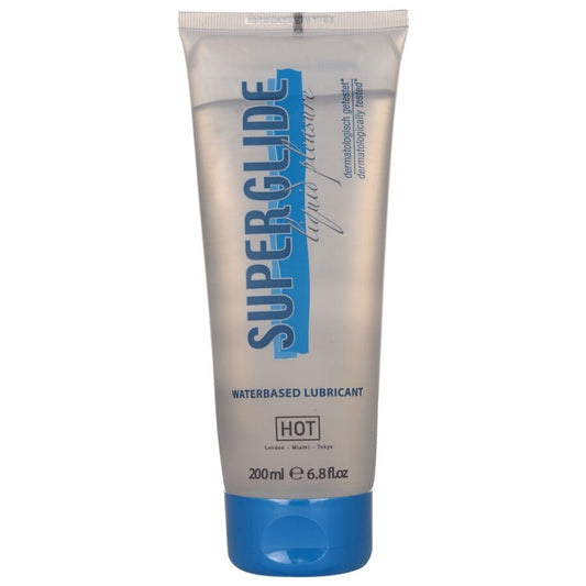 Superglide liquid pleasure lubrifiant à base d'eau 200 ml – HOT