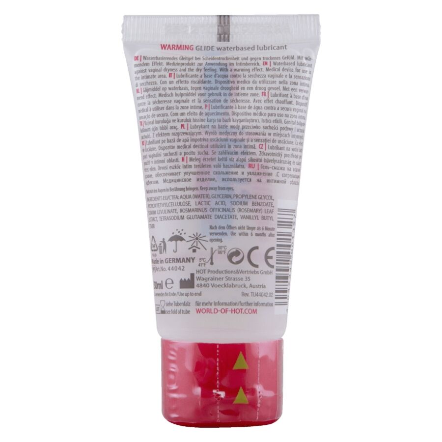 Lubrifiant liquide chauffant à base d'eau 30 ml – HOT