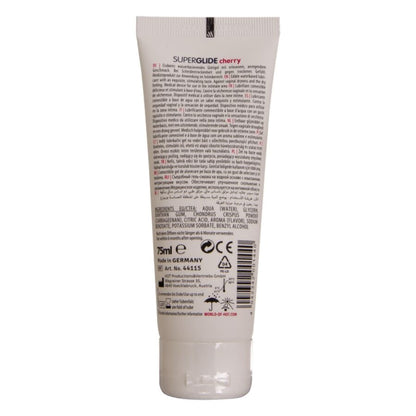 Superglide lubrifiant comestible à base d'eau cerise 75 ml – HOT