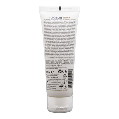 Superglide lubrifiant comestible à base d'eau et de noix de coco 75 ml – HOT