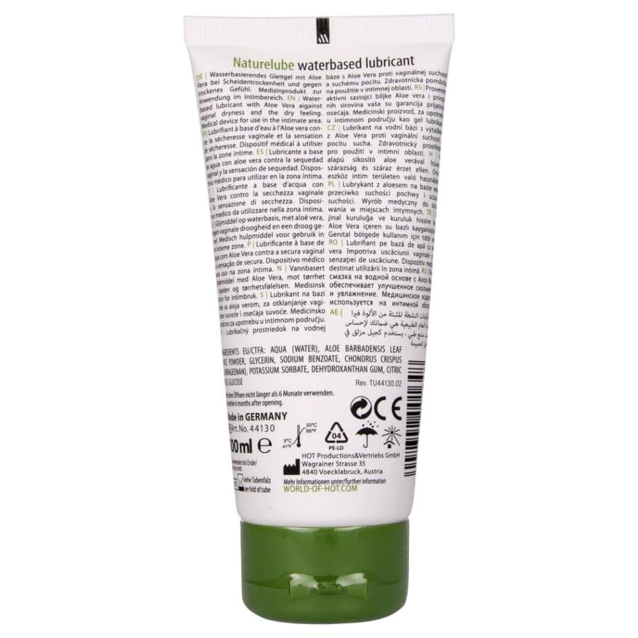 Lubrifiant nature lube à base d'eau et d'aloe vera 100 ml – HOT