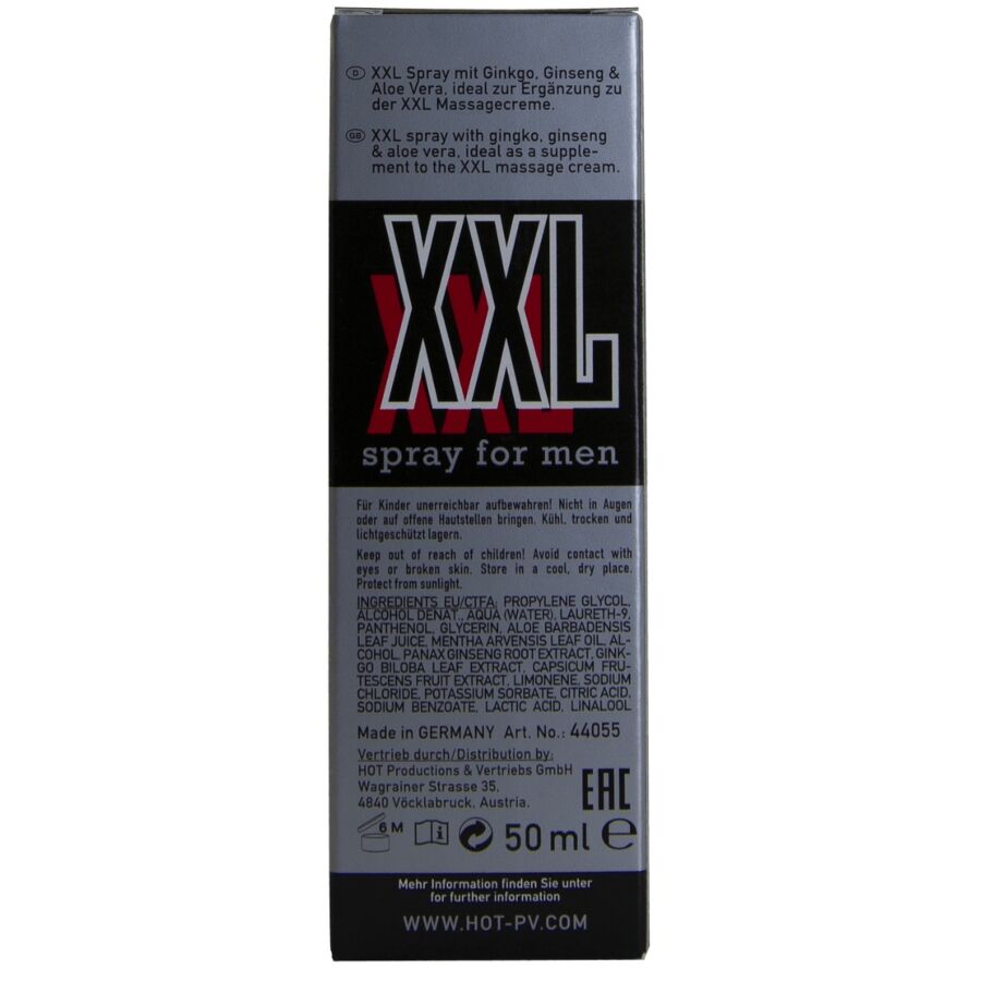 Spray XXL pour hommes 50 ml – HOT