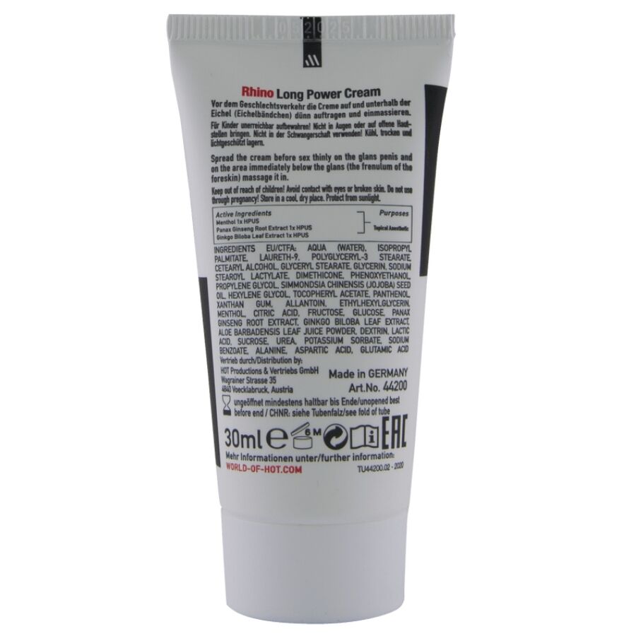 Rhino long power cream 30 ml – HOT